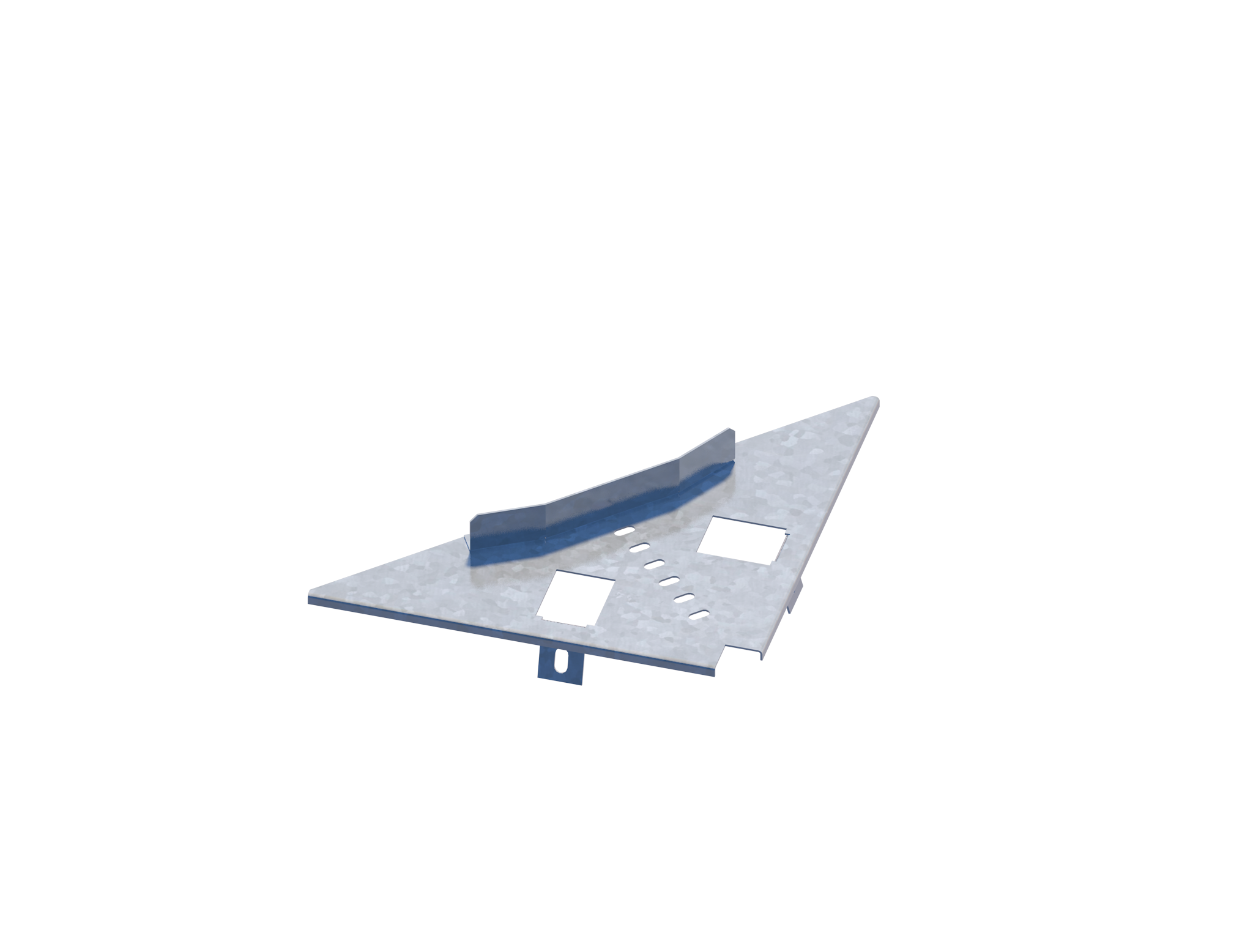 Лоток угловой НЛ-У45 М1 (s=1,5 мм)